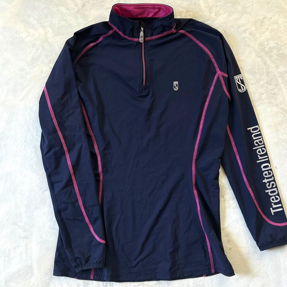 Tredstep Ireland Womens 1/4 Zip L Symphony Sport Long Sleeve Equestrian